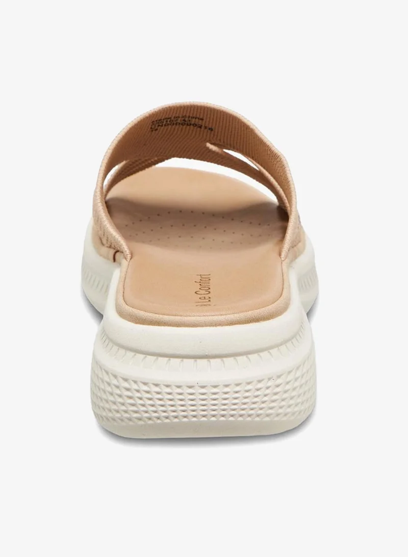 Le Confort BEIGE Women Embellished Flyknit Sandals for Women | Best Price UAE