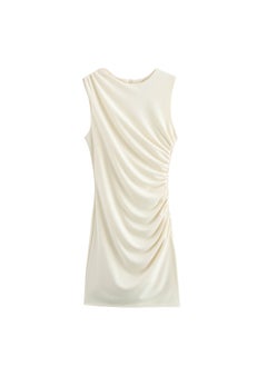 Generic SAW Fast Selling New Womens Dress French Style Slimming Casual Design Smooths Your Silhouette Womens Clothing 3067260 Original white  - Image 1