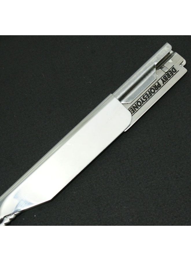 MacRazors Products Professional Barber Straight Edge Barber Razors Macs Brand-50-01 (White Handle Razors)  - Image 3