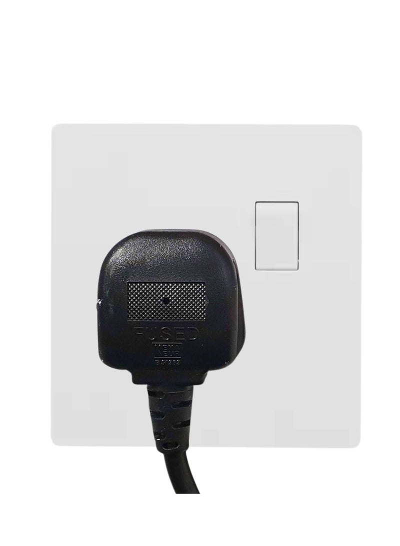 Hi Max Wall Switched Socket With Switch, White High Quality Electric Switch, HI MAX Wall Switched Socket Switch, Standard Socket Switch Multi Power Socket White Ac 250V~50/60HZ. - Image 3