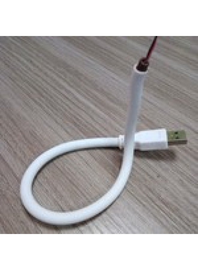 In-line LED Socket Lamp Household Energy Saving Table Lamp Bedside Lamp Wall Lamp Shaped Metal Hose-Color:Blue-Dimensions:4.5*465mm - Image 4