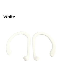 Suitable For Air Pods Anti-lost Ear Hanging Apple Bluetooth Headset Sports Wireless Silicone Hanging-Color:White Left And Right Pair (naked)-Model:General