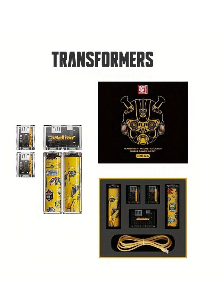 TRANSFORMERS 10000 mAh Portable Power Bank 22.5 W Fast Charging Yellow - Image 1