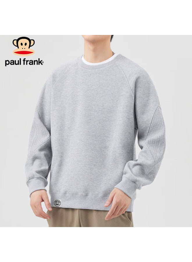Paul Frank Paul Frank Men's Spring Loose Casual Long Sleeve Sweater Jacket Grey L  - Image 2