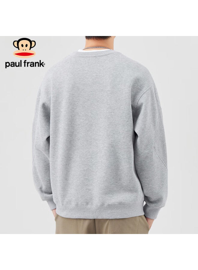 Paul Frank Paul Frank Men's Spring Loose Casual Long Sleeve Sweater Jacket Grey L  - Image 3