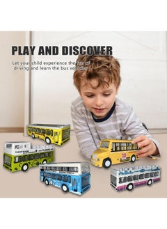 School Bus Toys Cars Set Die Cast Metal Toy Cars Double Decker City Bus Vehicles, Openable Doors, Pull Back Cars Play Toys For Birthday Gift Vehicle - pzsku/Z8ED2F11EC5C3C466FCB1Z/45/_/1734348267/c1995ec9-b9ea-42c1-80de-61e984814f3d