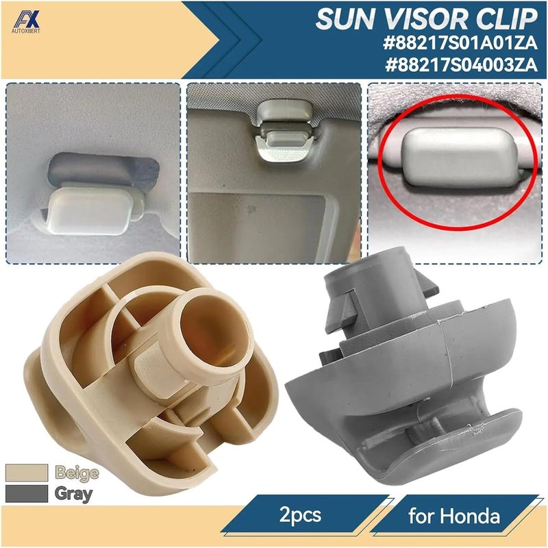 Vuzmode Car Sun Visor Clips - 2 Pack - Image 3