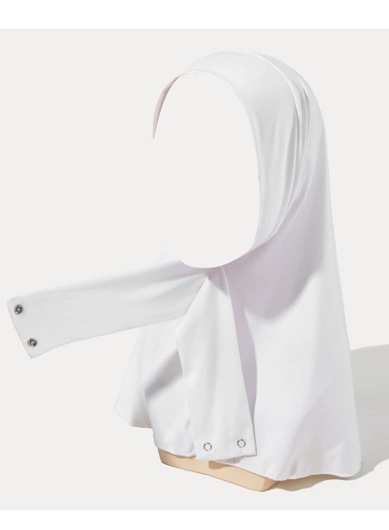 سنسيب وشاح رأس رياضي بحجاب موسلين نسائي سادة تحت وشاح مسلمة عمامة وشاح رمضان إكسسوار - Image 2