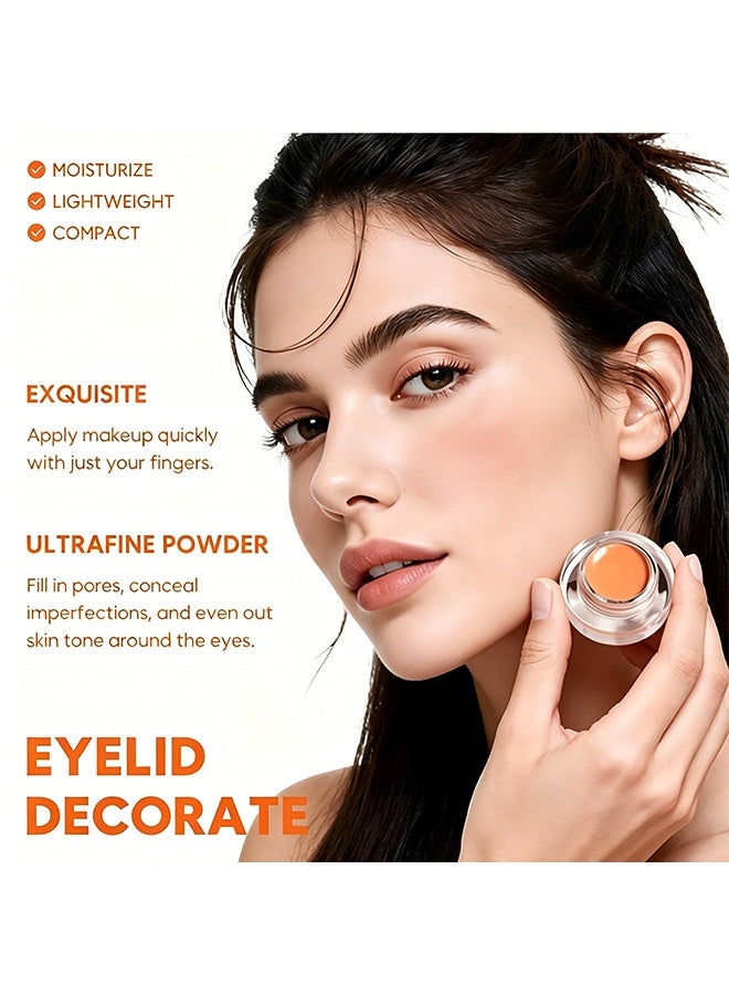 She Loves Under Eye Brightener, Hydrating Color Corrector for Dark Circles, Lightweight Undereye Brightening Cream with Hyaluronic Acid & Shea Butter,#02 WARM NUDE,3.5g - Image 3