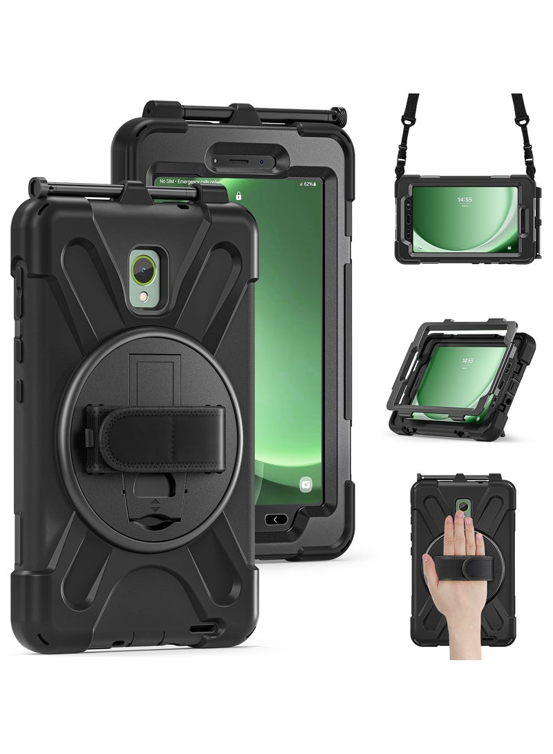 general Samsung Galaxy Tab Active5/Active 3 8.0 Case, with 360 Stand, Handle Hand Strap  Shoulder Strap for Galaxy Tab Active5 8 2024 X300/X307, Active3 8 2020 T570/T575/T577 - Image 3