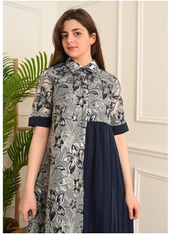 FULL JOY Dress with Text Sleeves with  Elegant Design  - Image 4