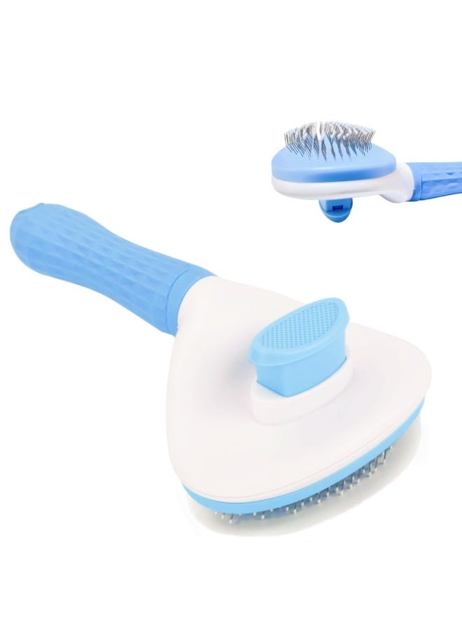 التنظيف الذاتي فرشاة المعطف ، الكلب القط الأرنب الحيوانات الأليفة الاستمالة ذرف فرشاة-سهلة لإزالة معطف فضفاض ، أداة تدليك الحيوانات الأليفة مناسبة للحيوانات الأليفة مع الشعر الطويل أو القصير - Image 1