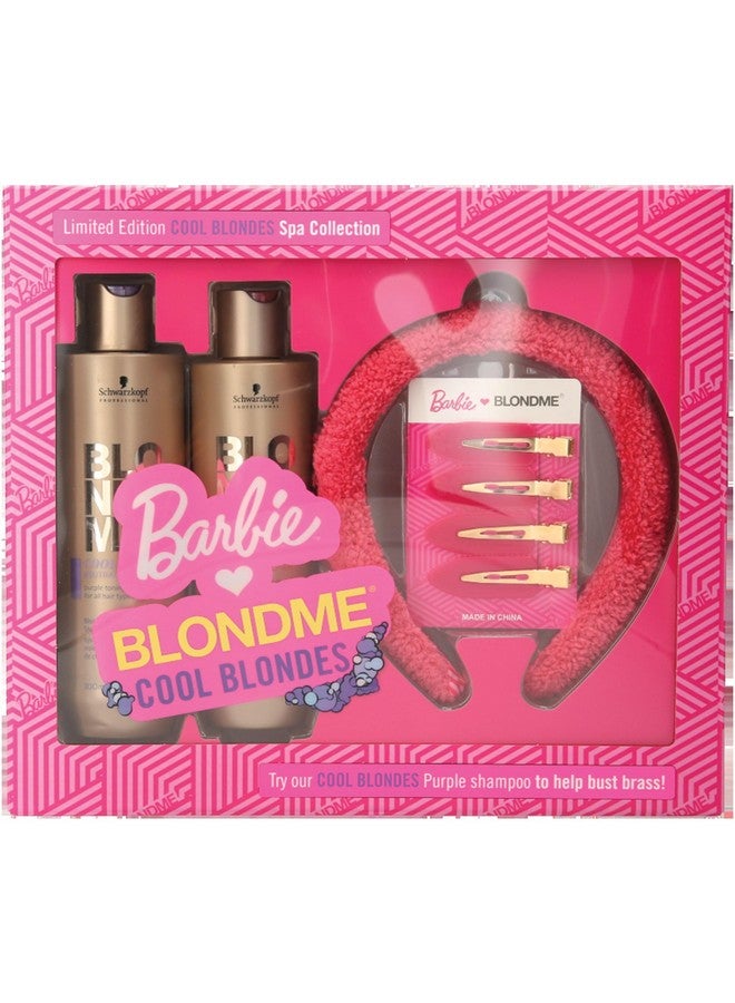 BlondMe X Barbie™ Home Spa Collection Cool Blondes With Purple Toning Pigments Brassiness Corrector For All Blonde Hair Types - Image 1