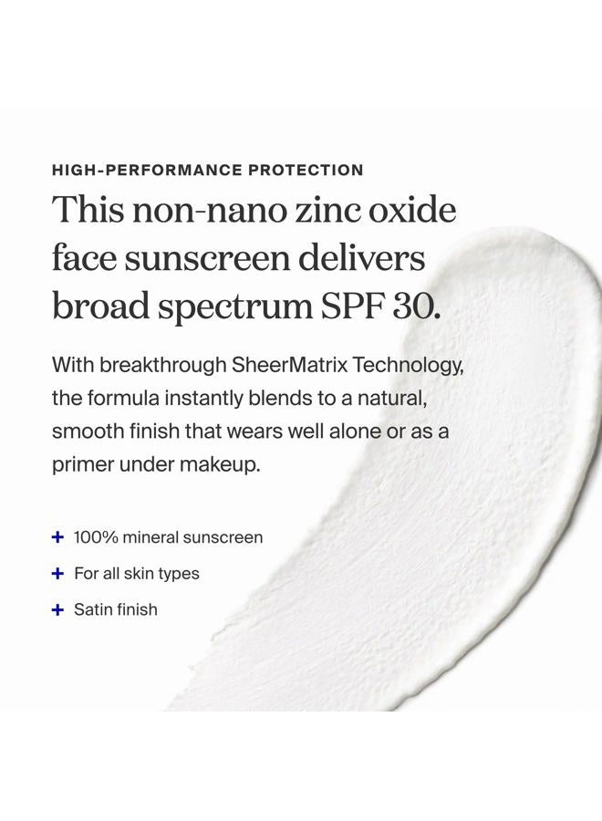 Supergoop! Mineral Sheerscreen SPF 30 PA+++, 1.5 fl oz - 100% Mineral, Broad Spectrum Face Sunscreen + Primer + Helps Filter Blue Light - Satin Finish - For All Skin Types - Image 3