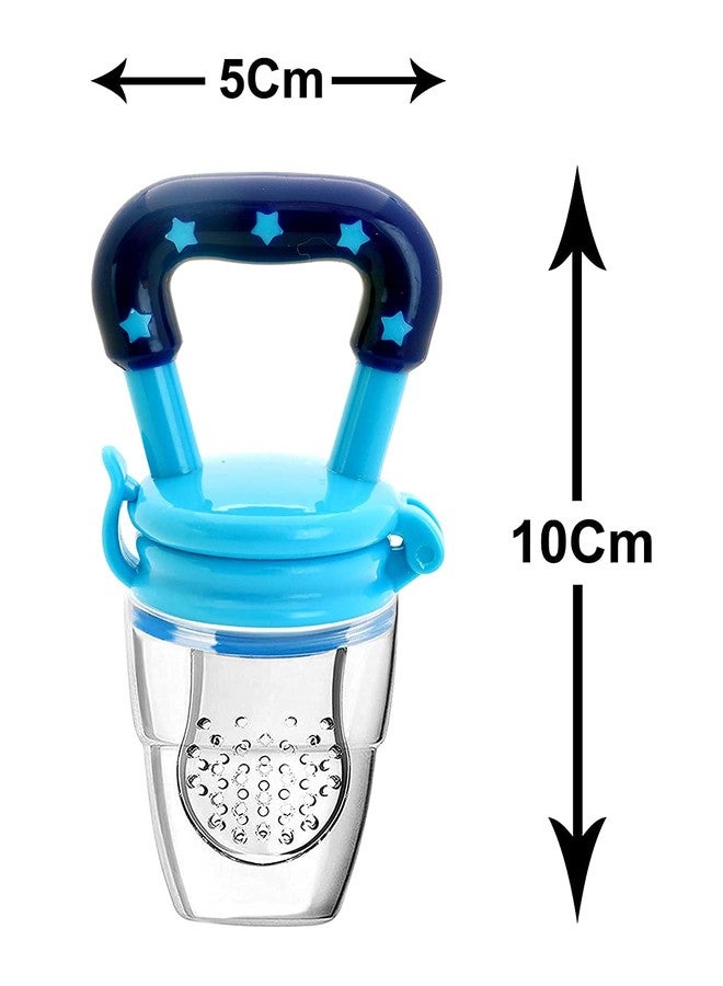 Lappu Baby Rice Paste Milk Bottle Food Feeder & Baby Fruit Nibbler & Silicone Teether (Combo Saver Pack) (Multicolor_5) - Image 5