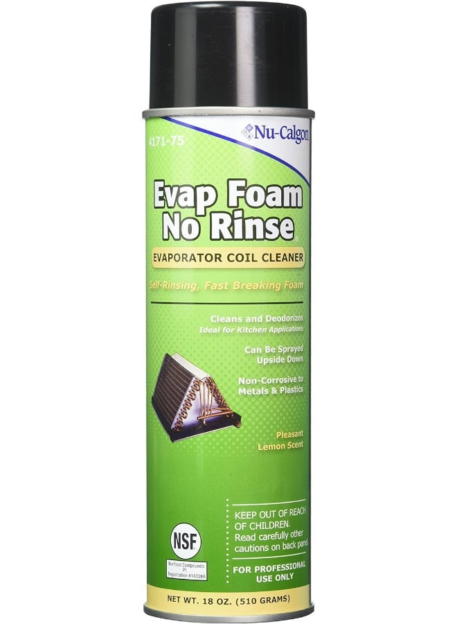 Generic 4171-75 Evap Foam No Rinse Evaporator Coil Cleaner, 18 oz.  - Image 1