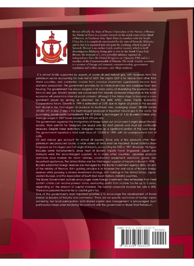 Brunei Diplomatic Handbook Volume 1 Strategic Information and Developments  - Image 2