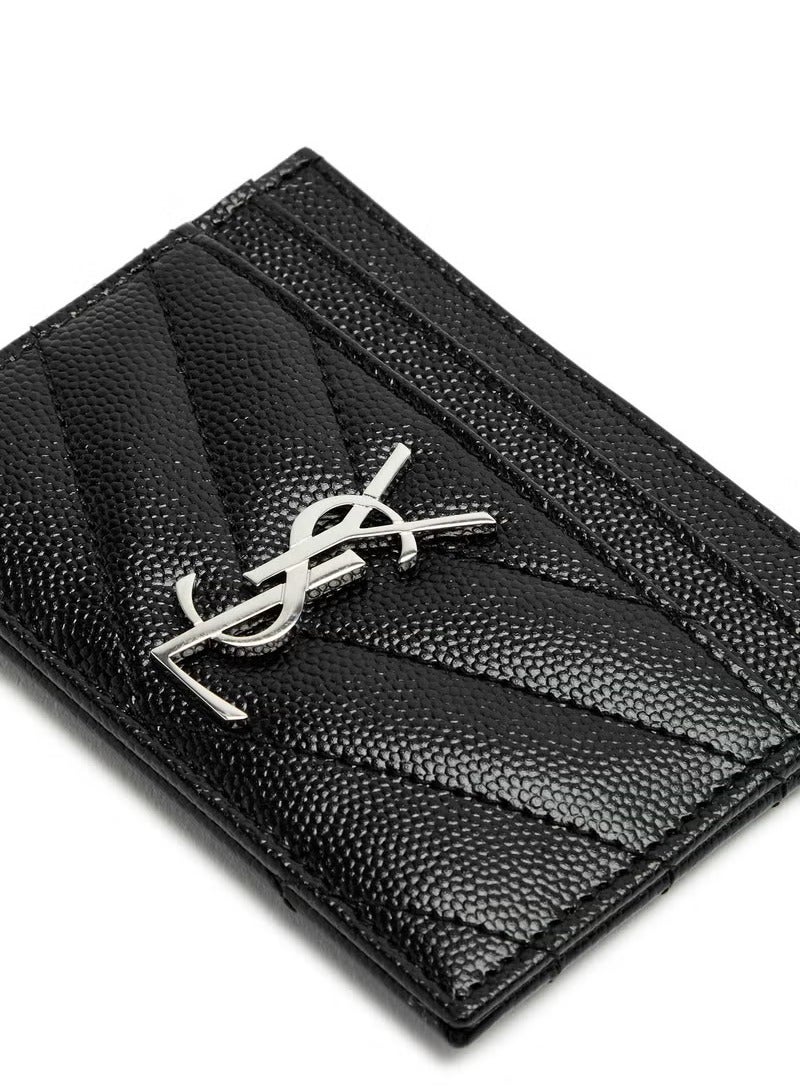 Yves Saint Laurent SAINT LAURENT Logo Leather Card Holder  - Image 3