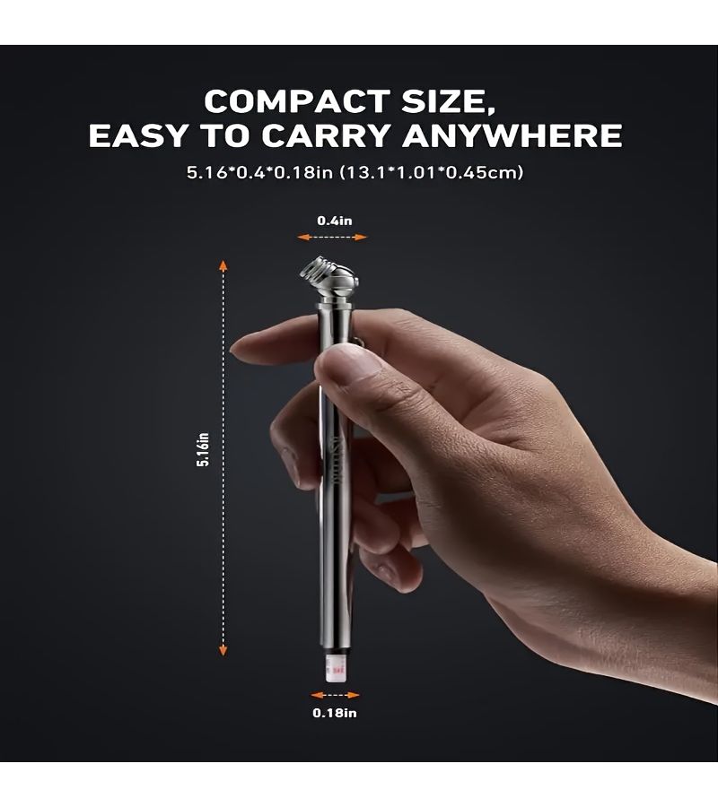 2pcs Stainless Steel Tire Pressure Gauge Precision Tool For Car Bike Vehicle - Image 2