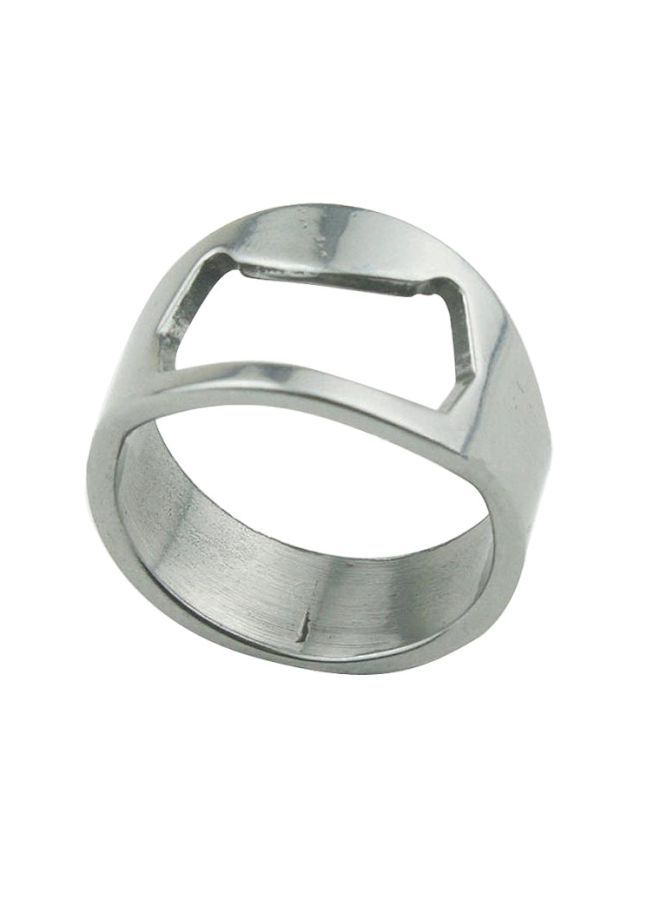 NIBEMINENT Stainless Steel Bottle Opener Silver 2.4x2x1.8centimeter - Image 5