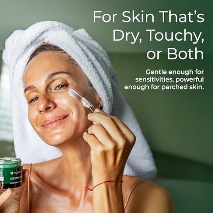 Tree to Tub Hydrating Face Moisturizer for Dry & Sensitive Skin - Water Based Hyaluronic Acid Facial Moisturizer, Moisturizing Face Cream for Women & Men w/Organic Aloe, Green Tea, Natural Ginseng - Image 2