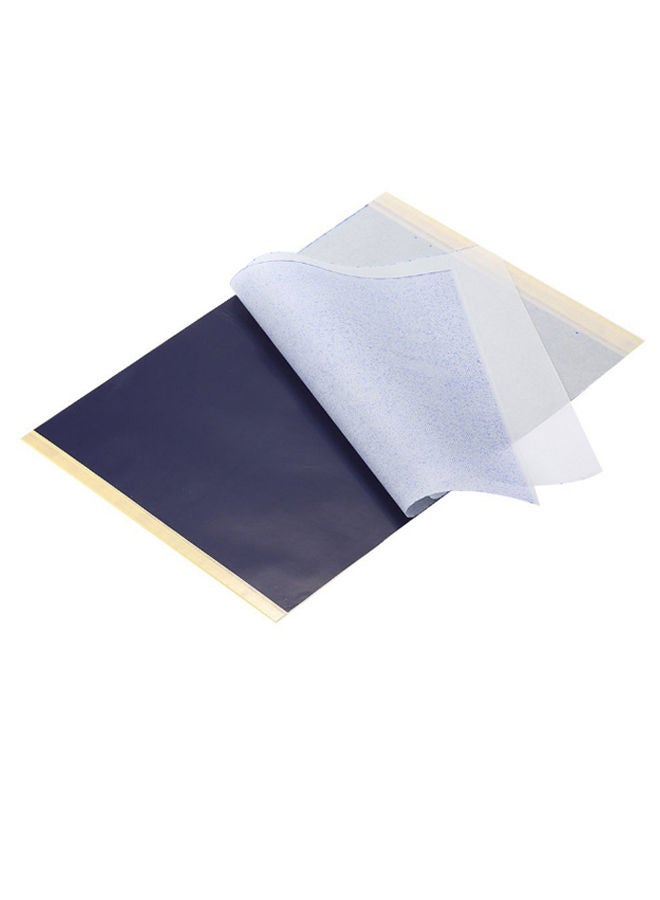 نيبمينينت مجموعة أوراق لنقل تاتو من الستنسل الحراري مكونة 100 قطعة أبيض - Image 1