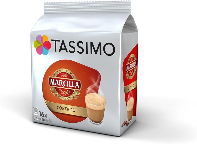 Tassimo Marcilla Cortado Coffee Capsules - Image 3