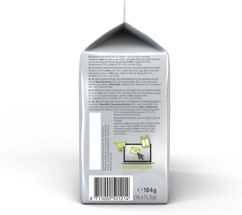 Tassimo Marcilla Cortado Coffee Capsules - Image 5