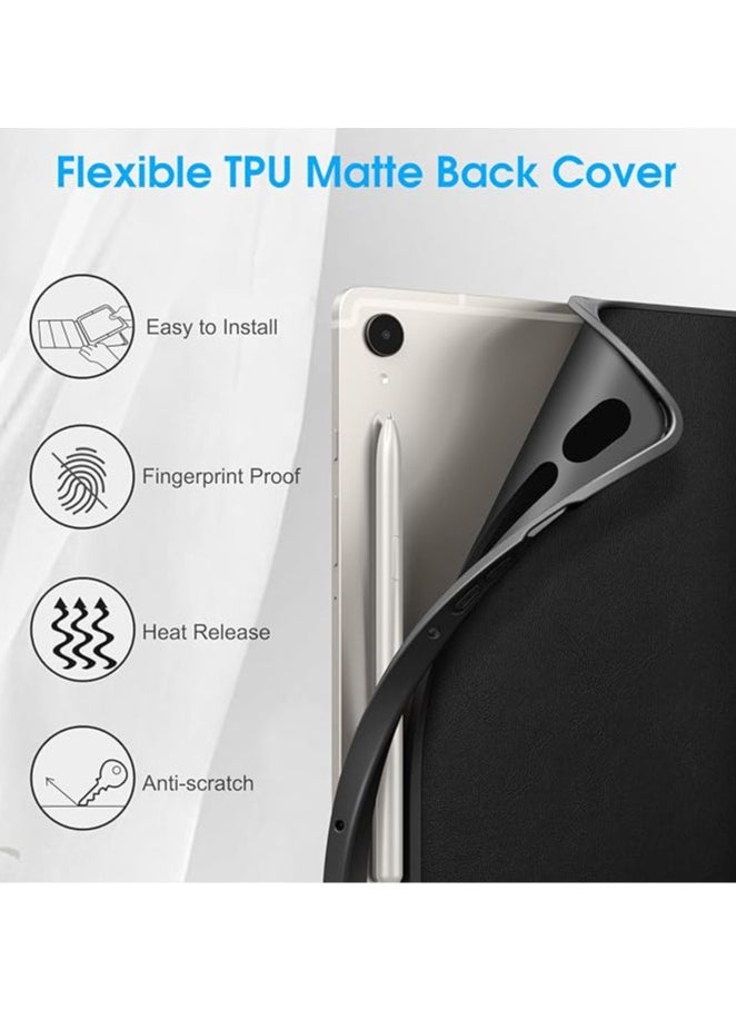 General - Slim Case for Samsung Galaxy Tab S9 11-inch 2023 models (SM-X710/X716B/X718U), Built-in S Pen Holder, Soft TPU Smart Back Cover, Wake-Up Function - Image 1