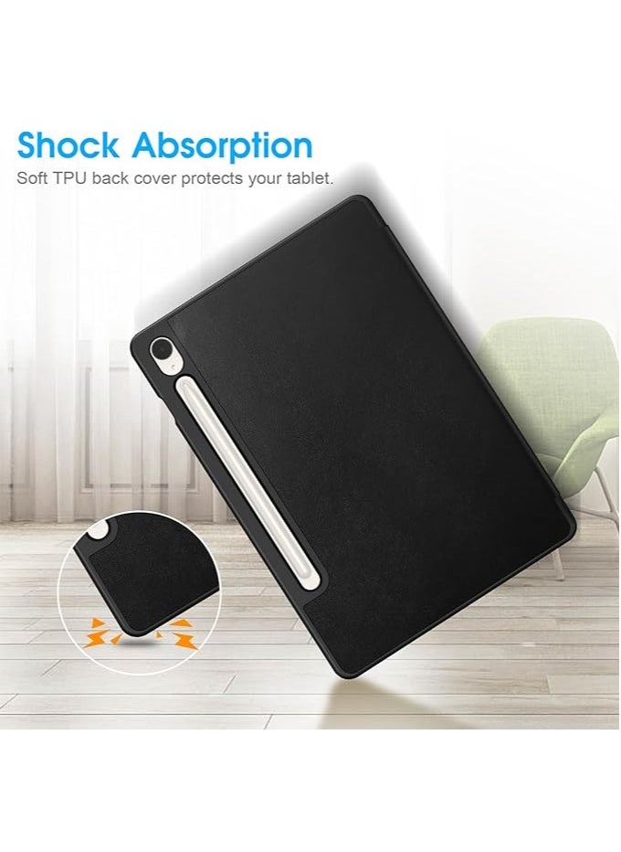 General - Slim Case for Samsung Galaxy Tab S9 11-inch 2023 models (SM-X710/X716B/X718U), Built-in S Pen Holder, Soft TPU Smart Back Cover, Wake-Up Function - Image 1