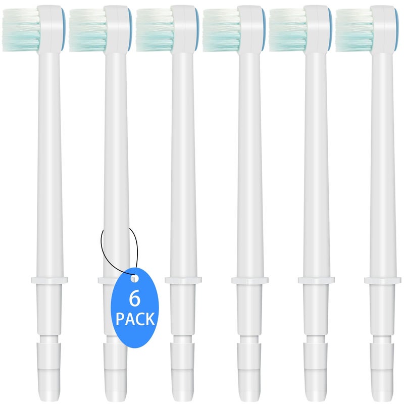 Hwxtoxy Replacement Tips for Waterpik Water Flosser Classic Jet Tips Waterpik' Replacement Parts (6 Tips Combo) - Image 1
