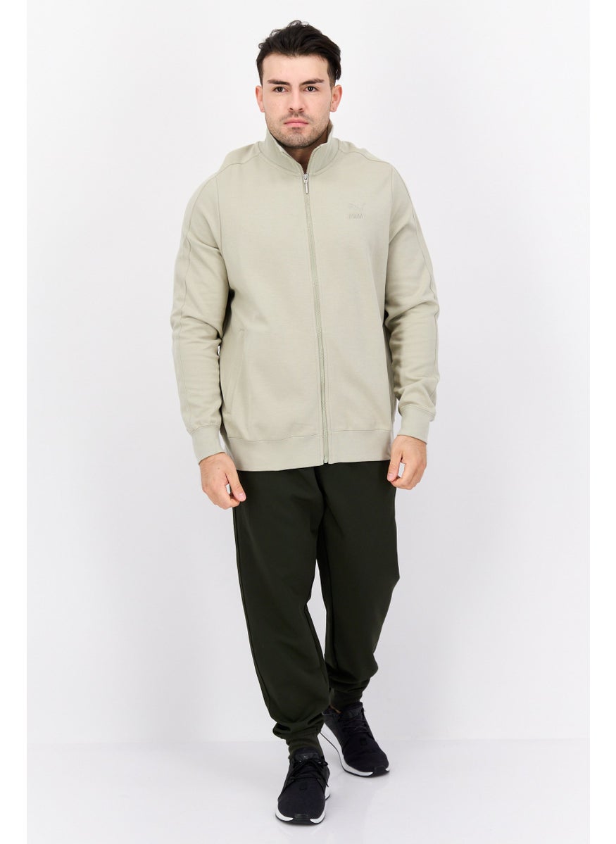 PUMA Men Sportswear Fit Long Sleeve Training Sweatshirt, Light Grey  - Image 2