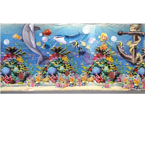 Beistle Undersea Backdrop Party Accessory (1 count) (1/Pkg) - Image 5