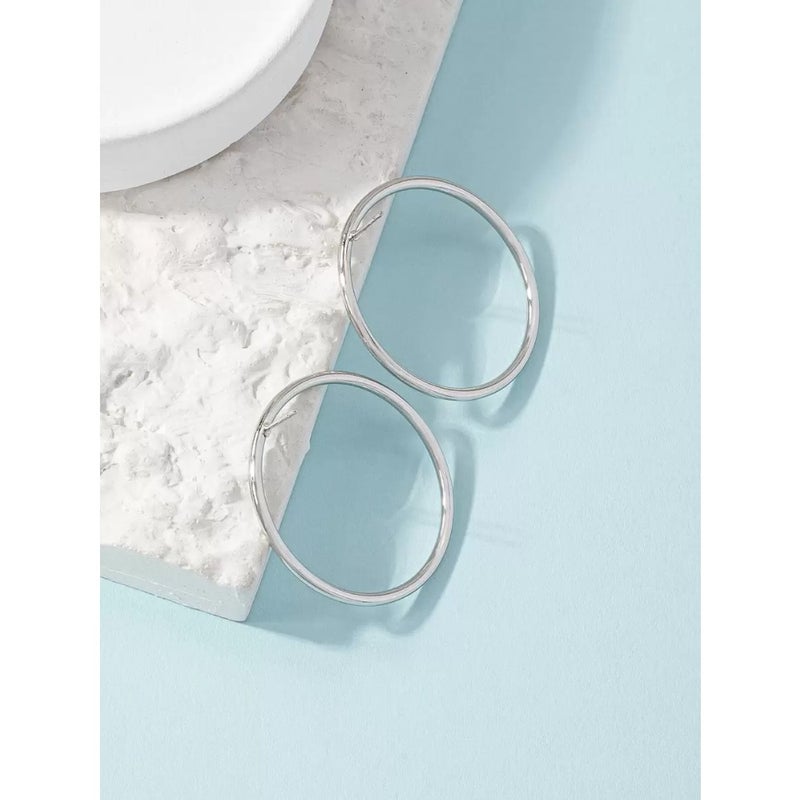 Circle Stud Earrings - Image 3