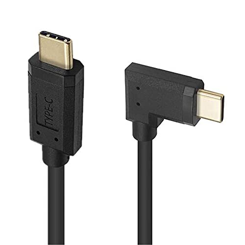 Kework USB 3.1 Type C Cable, 1.8M (5.9ft), Coiled Spring Spiral, 3A & 10Gbps Sync Charging & Data Cord, Compatible with Smartphone, Double Straight Heads or 90 Degree Left & Right Angle - Image 4