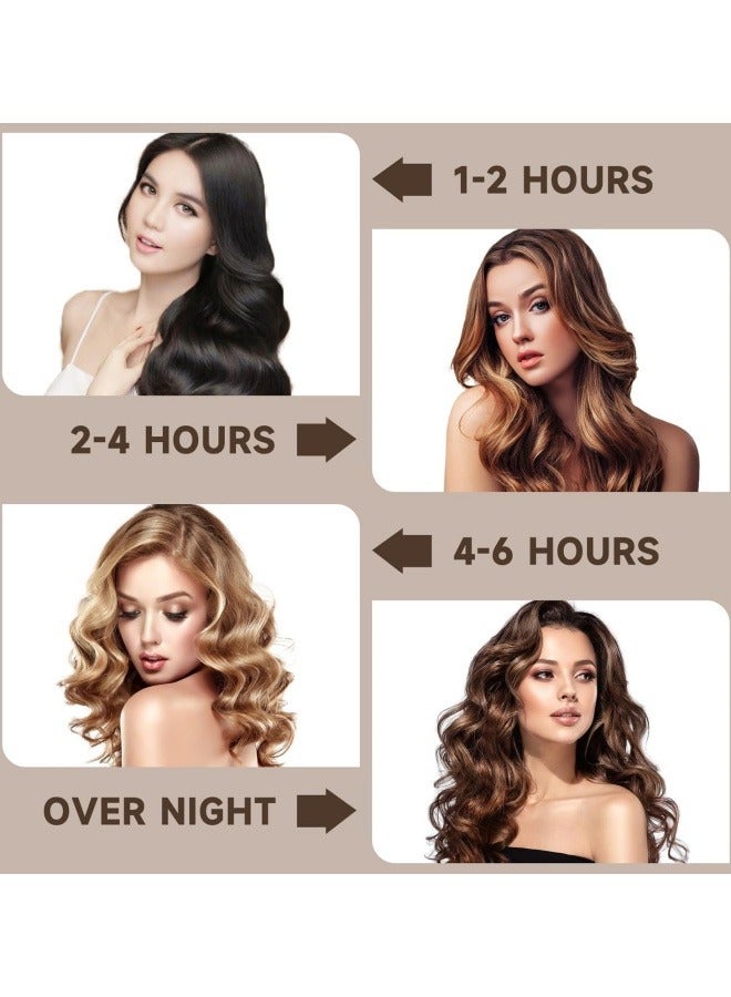 Generic 4 Pcs Velvet Heatless Hair Curler, Soft Large Flexible Heatless Curls Set for All Hairstyles, Lazy No-Heat Overnight Blowout Rods with Satin Headband for Women and Girls  - Image 3