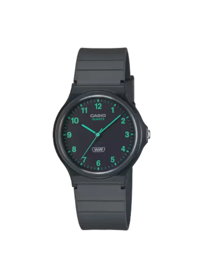 كاسيو Unisex Analog Display Watch With Black Resin Strap - MQ-24B-8BDF