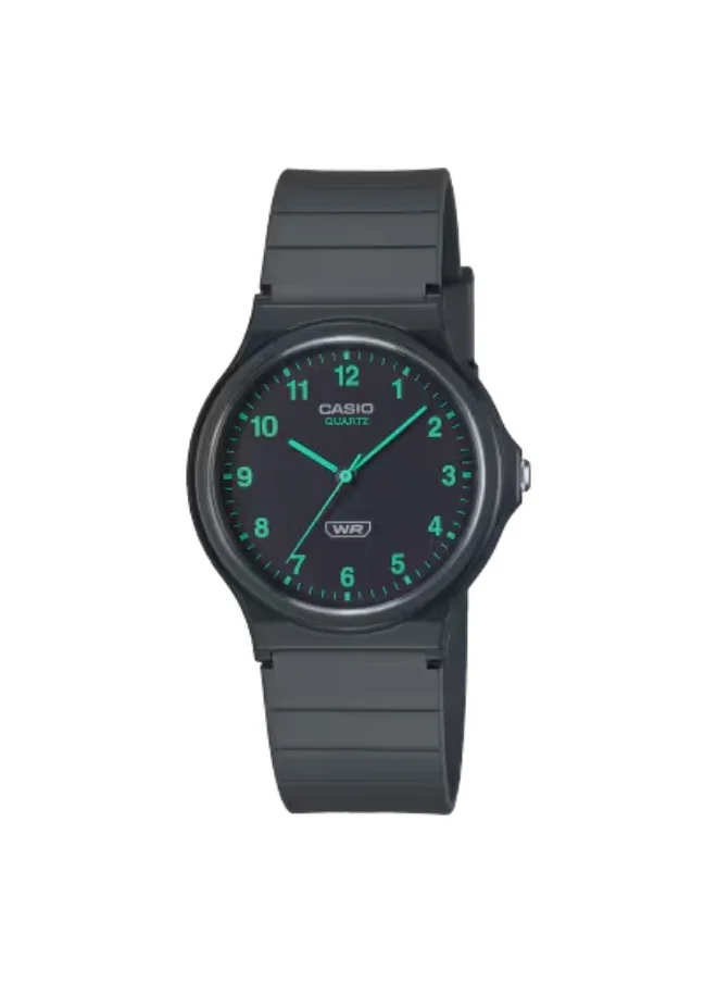 CASIO Unisex Resin Analog Watch MQ-24B-8BDF - 34.9 mm