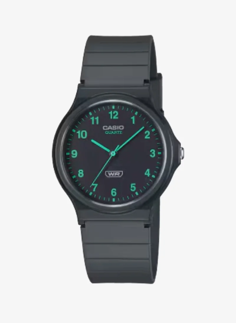 CASIO Unisex Resin Analog Watch MQ-24B-8BDF - 34.9 mm