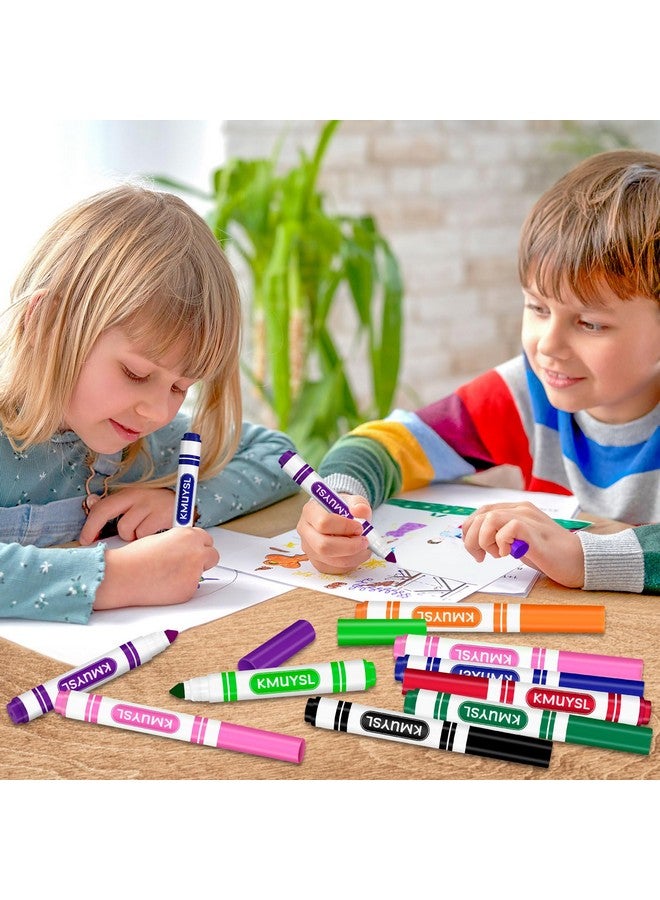 KMUYSL Washable Markers Bulk, Assorted Colors - Broad Line Conical Tip Coloring Markers for Kids, School Art Supplies & Back to School Supplies, Classroom Must Haves (16 Colors, 256 Pcs) - Image 5