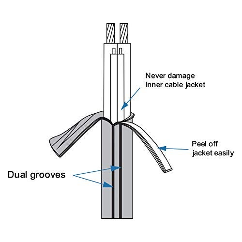 RECOIL 20-Feet 9-Conductor Speaker Cable, 18AWG Pure OFC, Ultra-Flex and Easy Peel Jacket, 4-Channel Speaker Wire and Remote Wire - Image 5