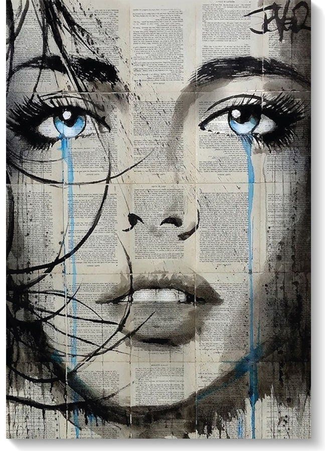 RYN Woman Wall Art Multicolour 40x60cm - Image 2