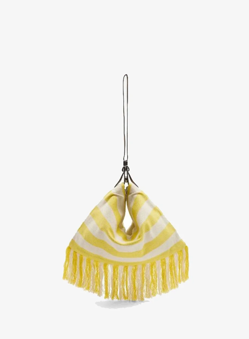 PARFOIS Striped cotton shoulder bag