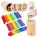SMALL FISH Wooden Montessori Baby Toddler Toys 3 in1 Learning Fine Motor Preschool Toys Educational Color Sorting Fidget Sensory Toys for Toddlers 13 Cause And Effect Boys Girls Gifts 1218 Month Old - Image 3