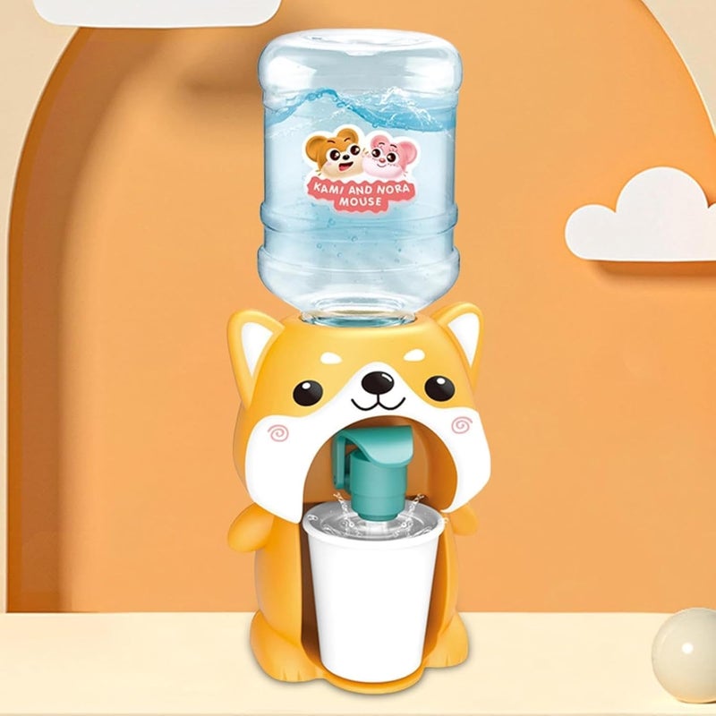 MEETO Kids Water Dispenser Big Toy for Toldder Lovely Cartoon Animal Shaped Water Bottle and Mug Drinking Fountain Pumps Water, Juice & Milk Water Dispenser (Dog) - Image 2
