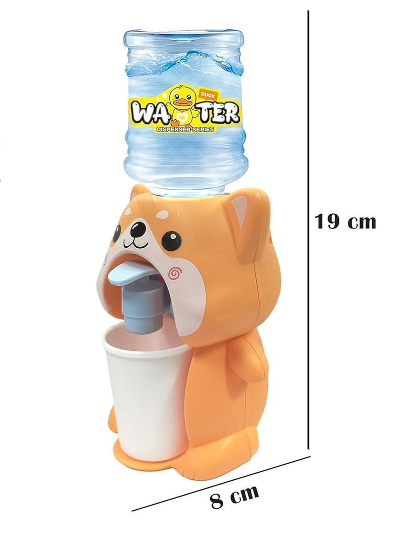 MEETO Kids Water Dispenser Big Toy for Toldder Lovely Cartoon Animal Shaped Water Bottle and Mug Drinking Fountain Pumps Water, Juice & Milk Water Dispenser (Dog) - Image 3