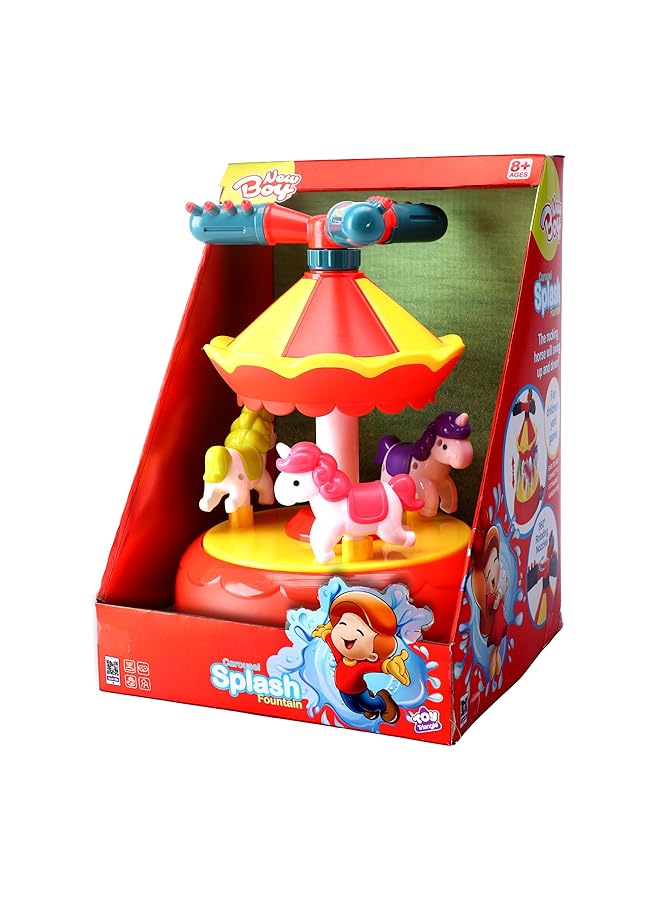 New Boy Carousel Splash Fountain - Image 2