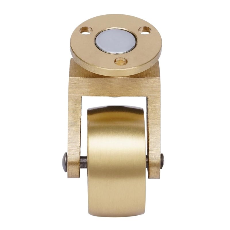 Antique Brass Heavy Duty Universal Swivel Casters 2 Pack For Furniture Table - Image 3