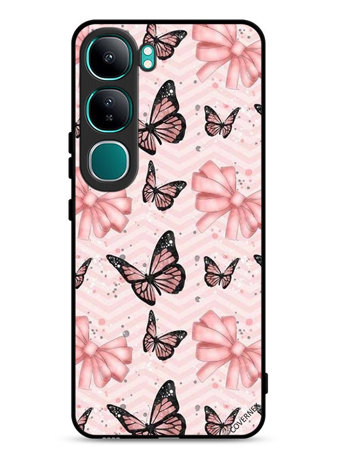 Covernex vivo Y300 5G Protective Case Cover Butterflies Wallpaper
