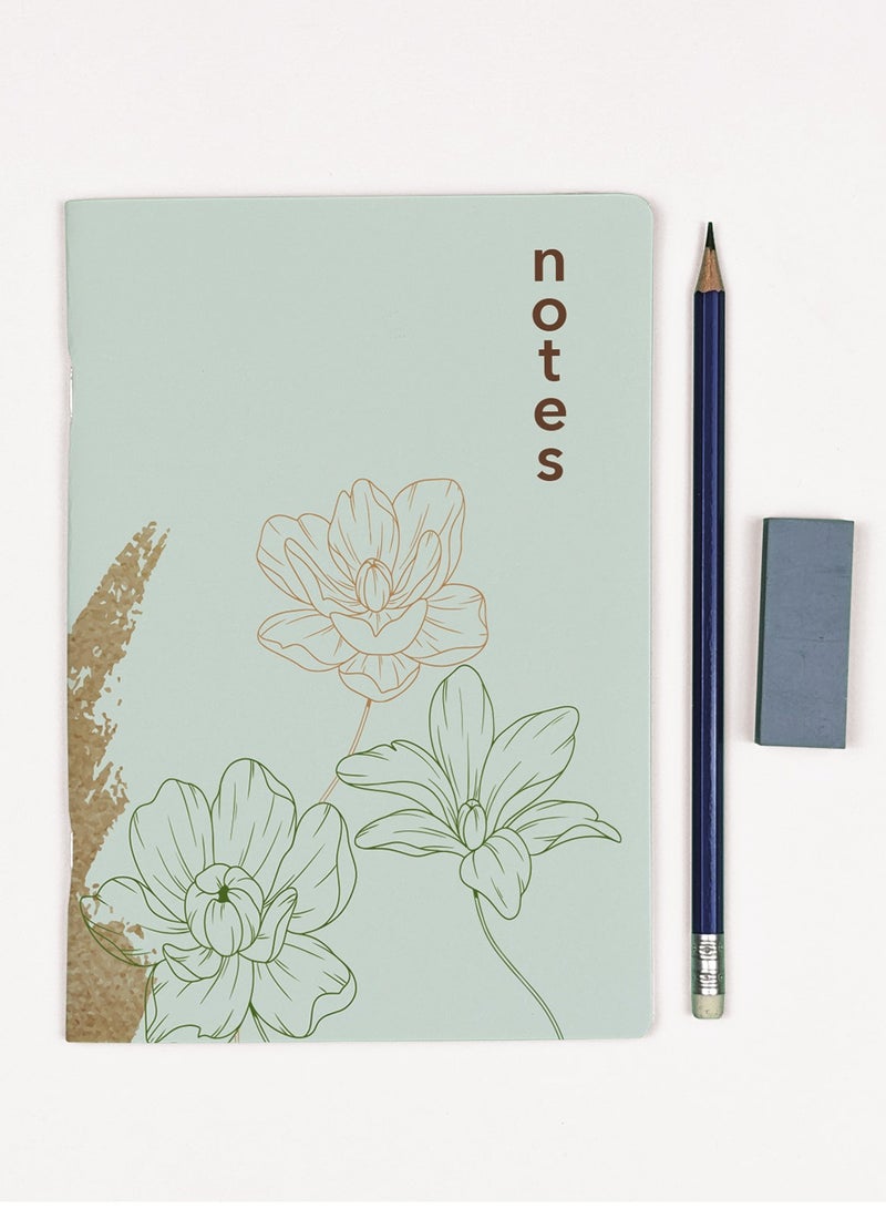 Dxign Co - Personalised A5 Notebook, Bells Of Ireland, 72 Pages - Image 1